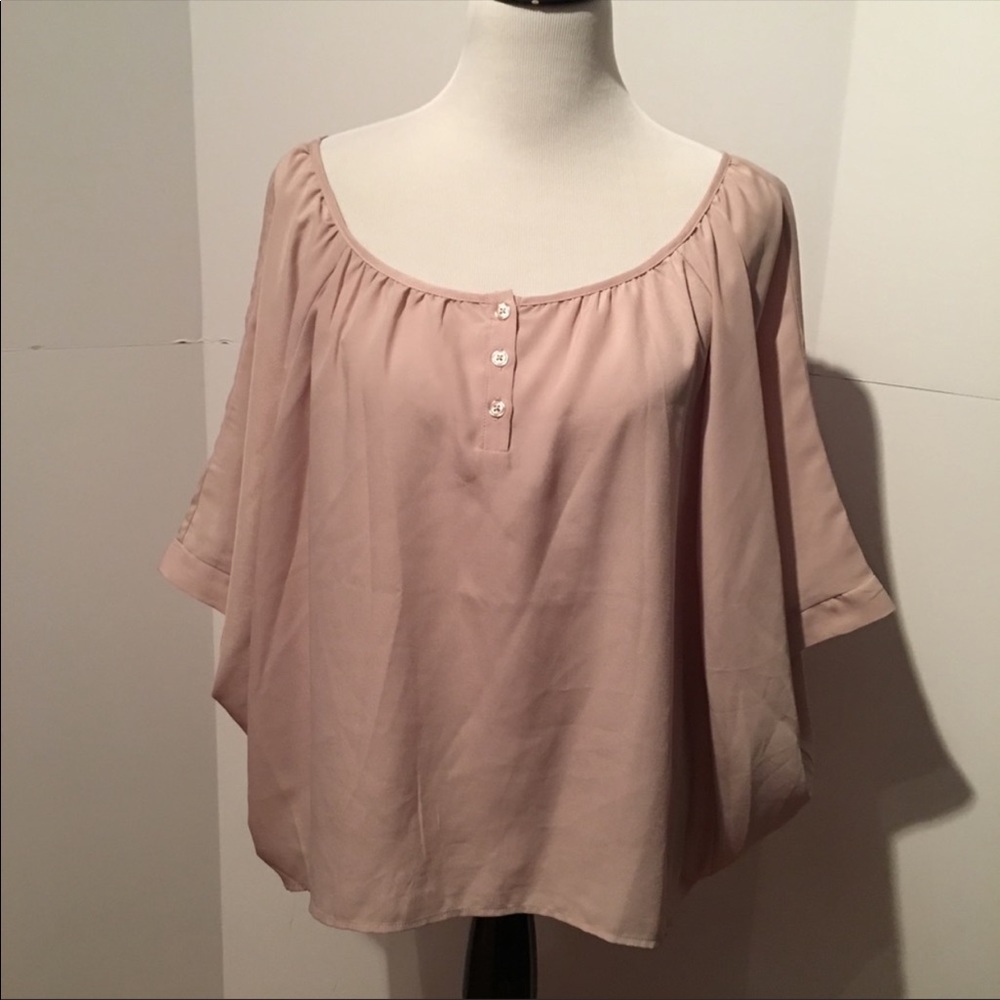 BB DAKOTA dusty rose/ pink blouse